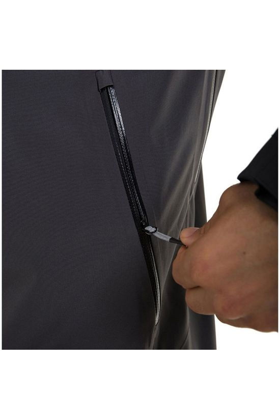 Berghaus Mens Paclite Peak Jacket Grey Pinstripe/Jet Black