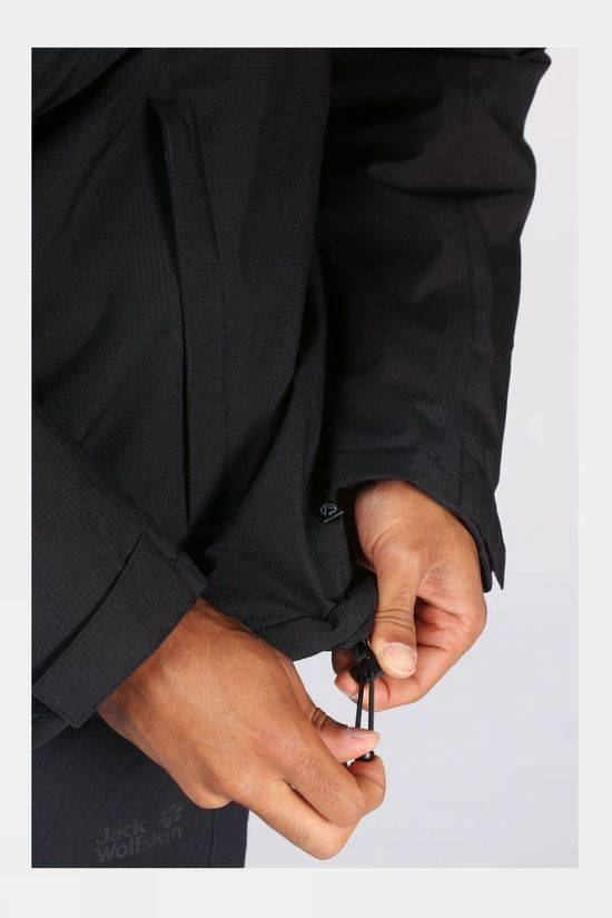 Our Planet Mens Relief Insulated Jacket Black
