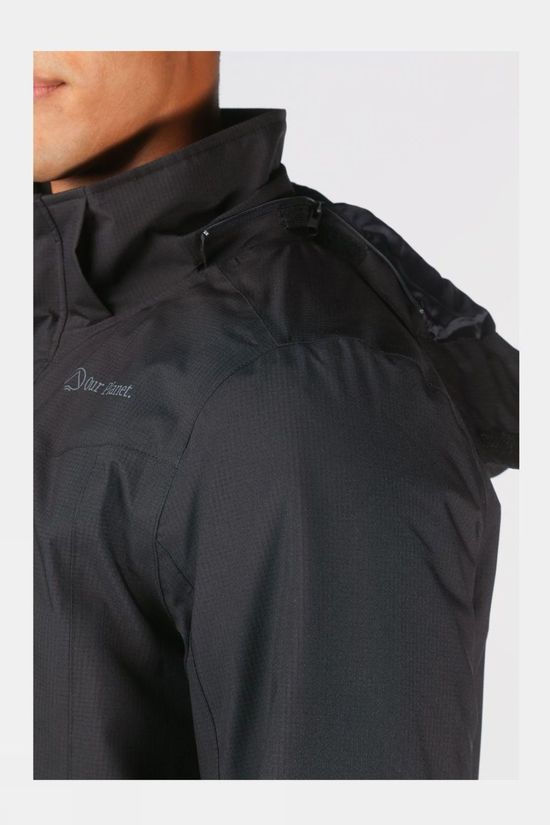 Our Planet Mens Relief Insulated Jacket Black