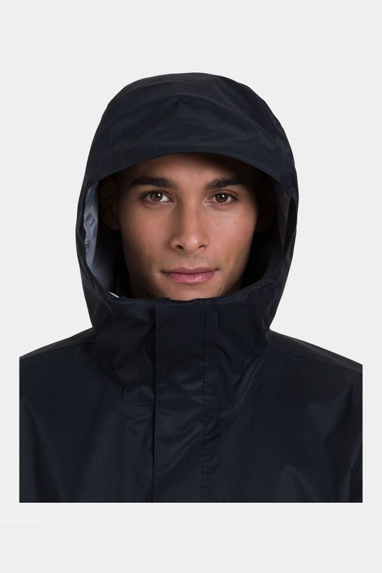 Berghaus Glennon Shell Jacket Jet Black/Grey Pinstripe