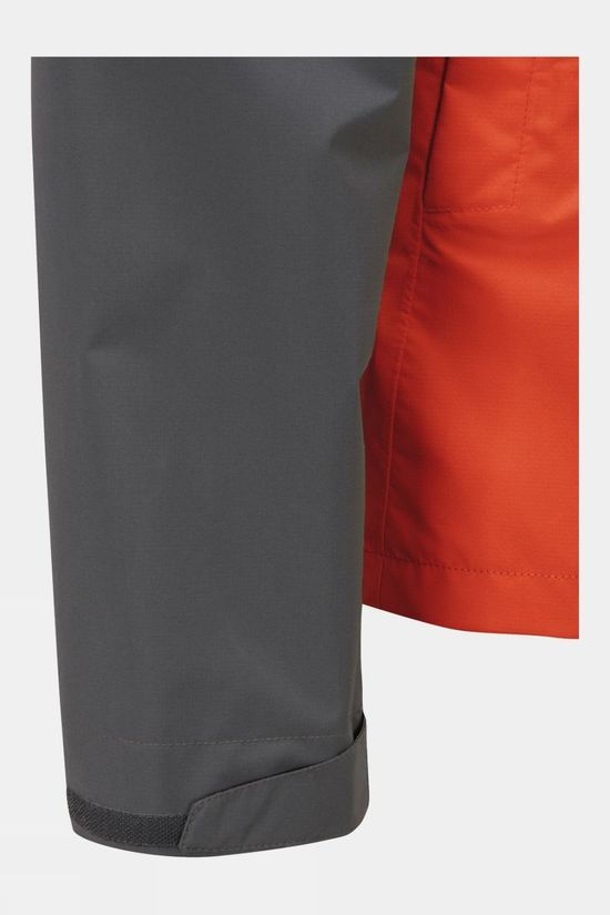 Rab Mens Downpour Eco Jacket Graphene/Firecracker