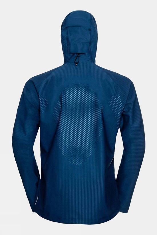 Odlo Mens Blackcomb Futureknit 3L Hardshell Jacket Estate Blue