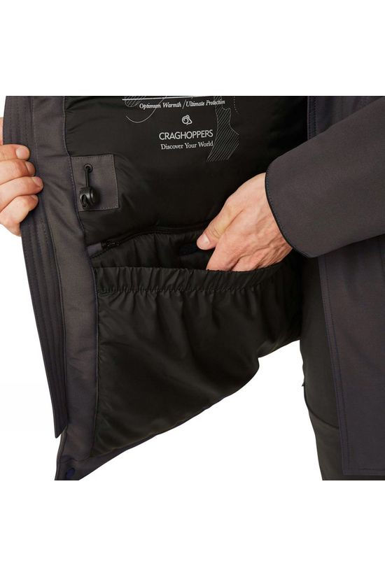 Craghoppers Mens Bishorn Jacket Black Pepper