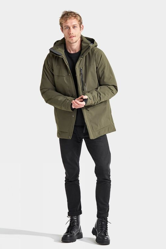 Didriksons Mens Sebastian Jacket Fog Green