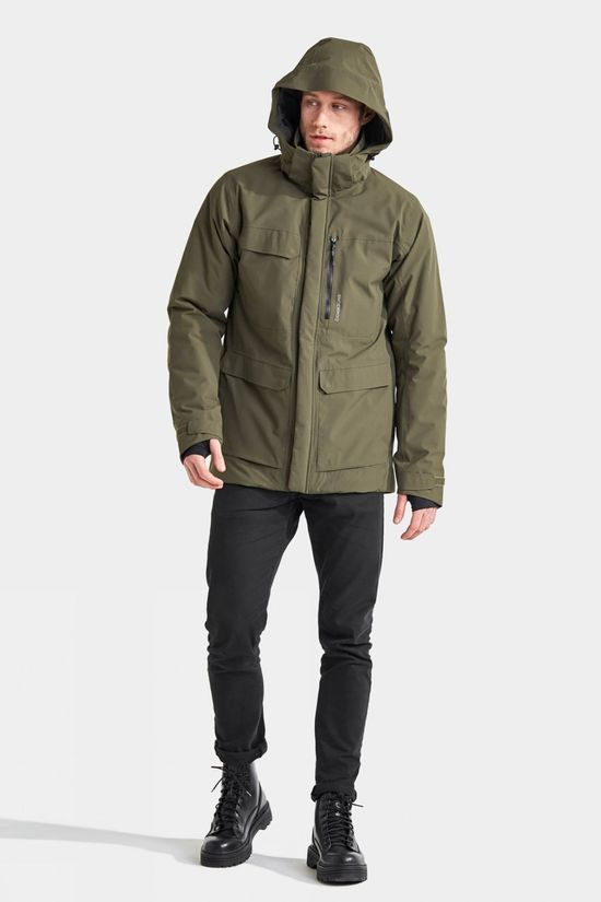 Didriksons Mens Sebastian Jacket Fog Green