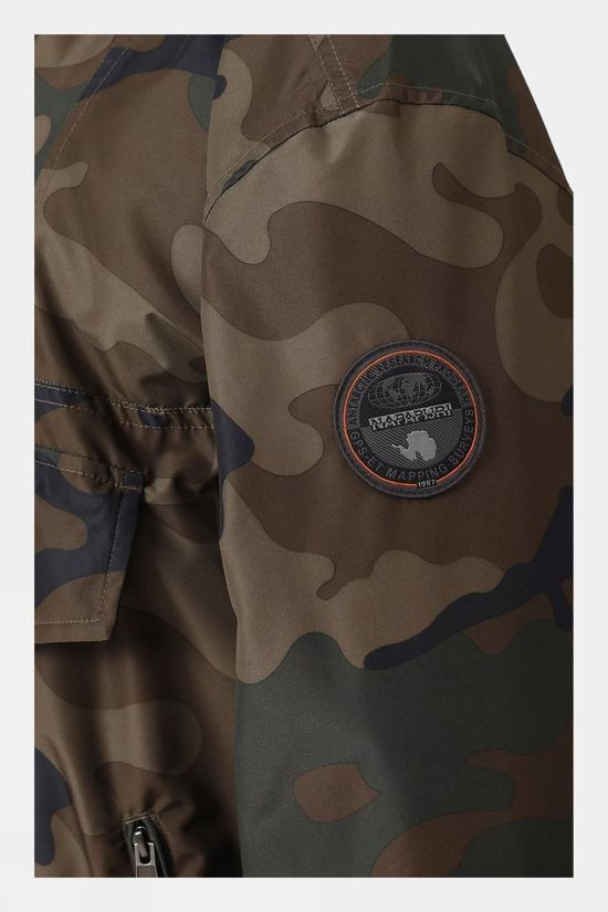 Napapijri Men's Rainforest Pocket Print Jacket Fantasy