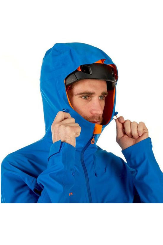 Mammut Mens Ultimate Eisfeld SO Hooded Gore Windstopper Jacket Ice