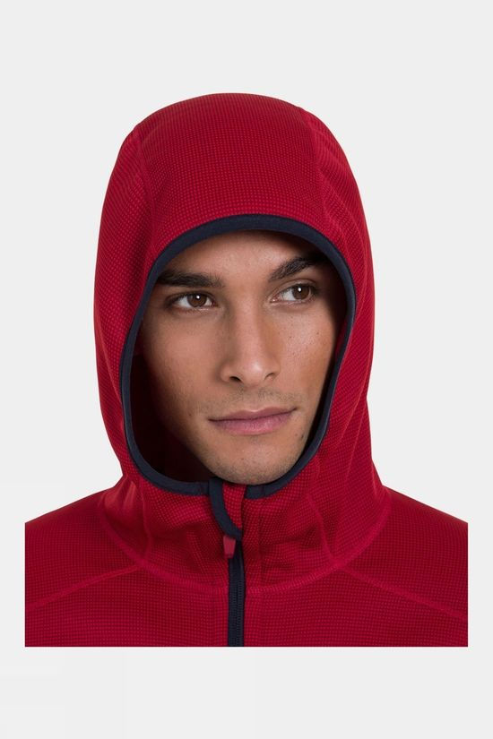 Berghaus Mens Pravitale 2.0 Hooded Jacket Red Dahlia/Haute Red/Night Sky