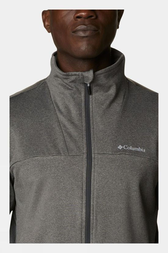 Columbia Mens Maxtrail Midlayer Fleece II City Grey, Shark, Shark Binding & Zips