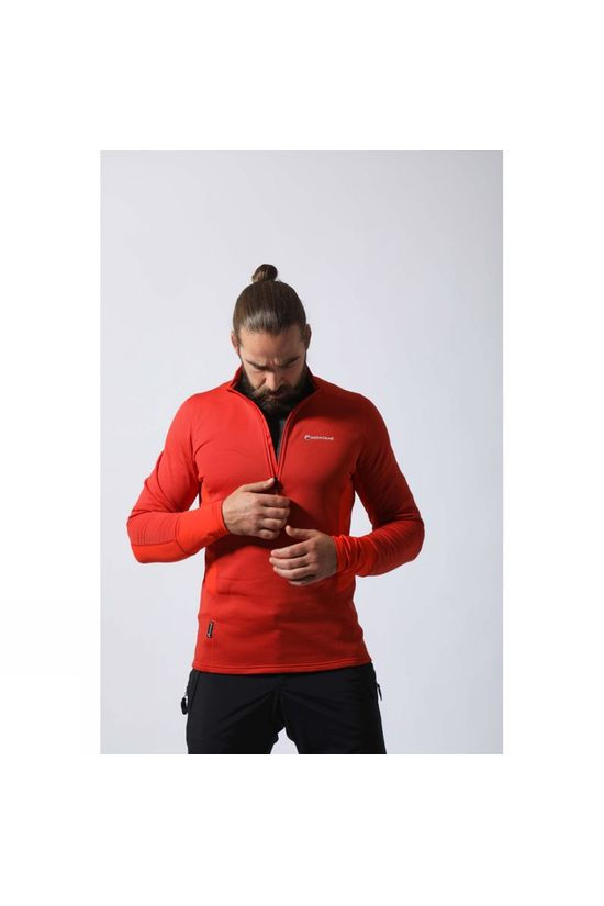 Montane Mens Iridium Hybrid Pull-On Firefly Orange