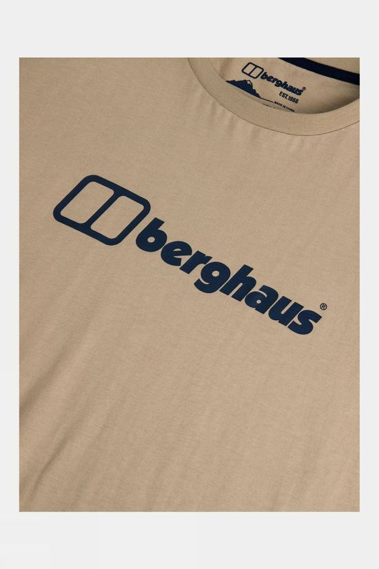 Berghaus Big Colour Logo Short Sleeve T Shirt Cornstalk