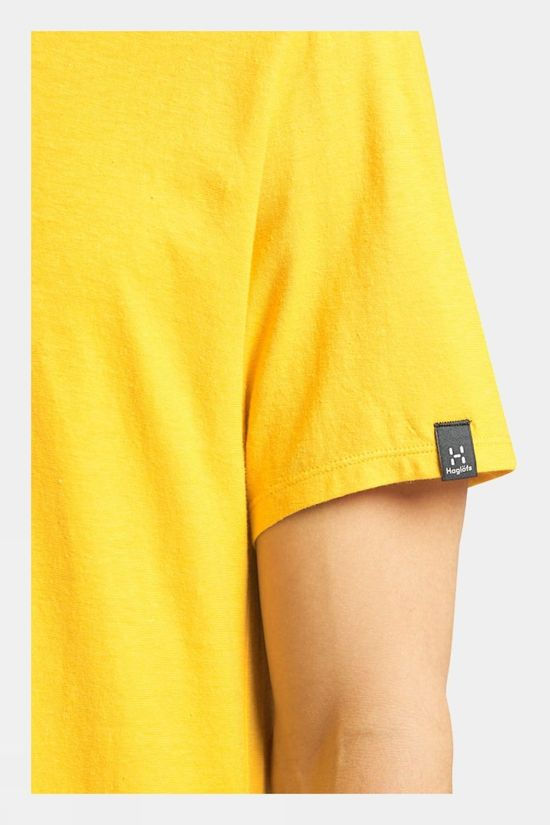 Haglofs Mens Träd Tee Pumpkin Yellow
