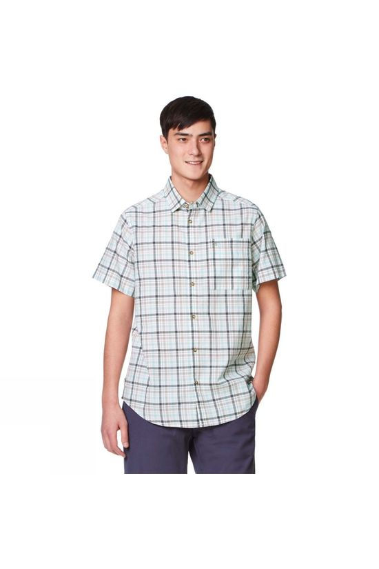 Craghoppers Mens Holbrook Short Sleeve Shirt Dark Grey