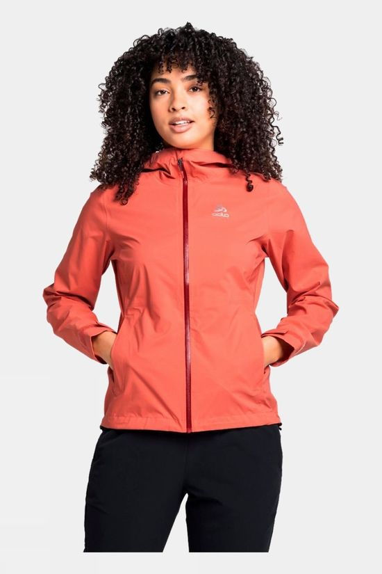 Odlo Womens Aegis 2.5L Waterproof Jacket Burnt Sienna