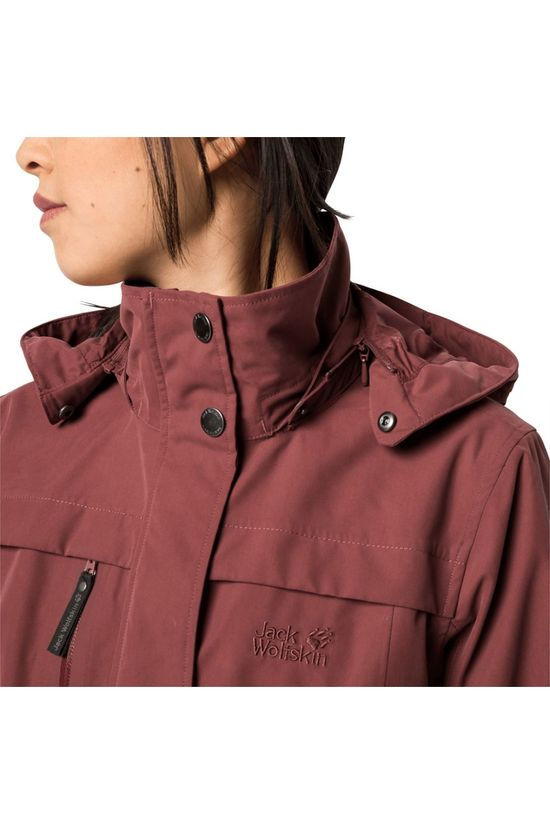 Jack Wolfskin Womens Kimberley Coat Auburn