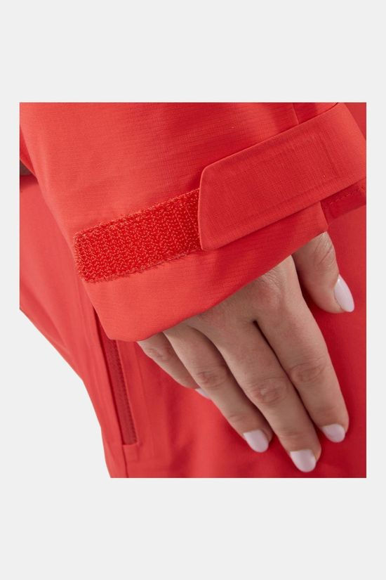 Haglofs Womens Roc Spire Jacket Hibiscus red/maroon red 
