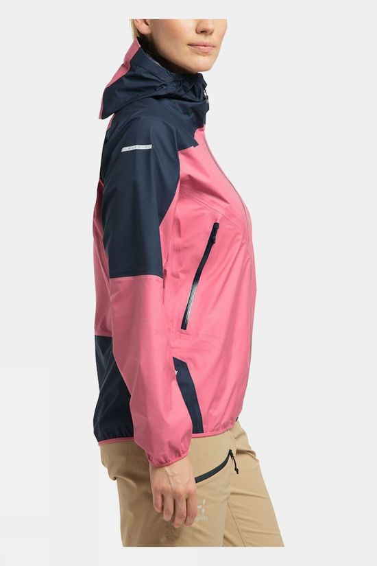 Haglofs Womens L.I.M Comp Jacket Tulip Pink/Tarn Blue