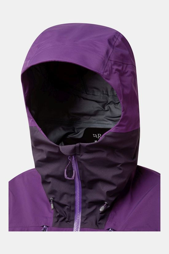 Rab Womens Muztag GTX Jacket Fig/Blackcurrant