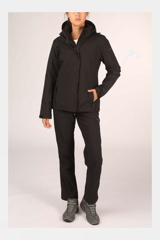 Our Planet Womens Relief Insulated Jacket Black