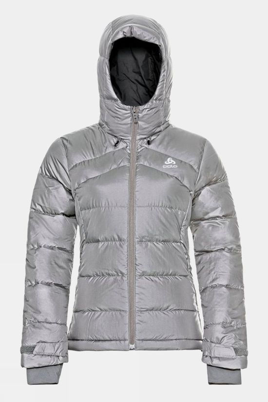 Odlo Womens Hoody Cocoon N-Thermic Warm Insulated Jacket Grey Melange