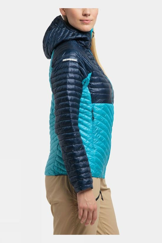 Haglofs Womens L.I.M Mimic Hood Maui Blue/Tarn Blue
