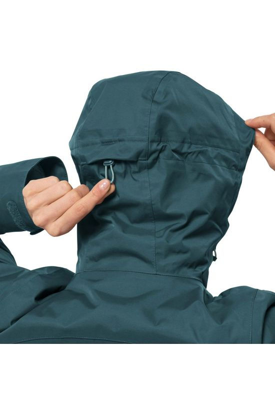 Jack Wolfskin Womens Gotland 3-in-1 Jacket Dark Jade