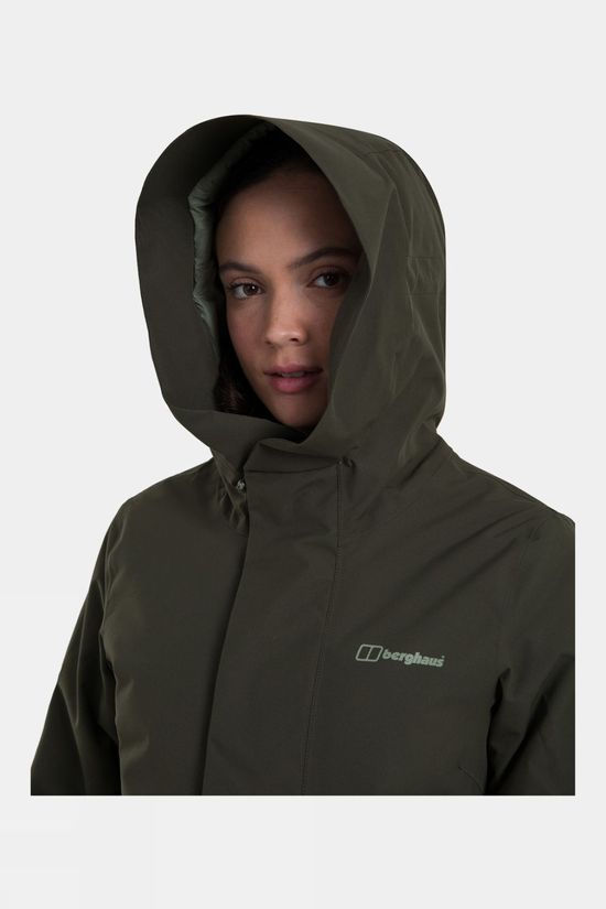 Berghaus Womens Norrah Insulated Jacket Deep Depths/Oil Green