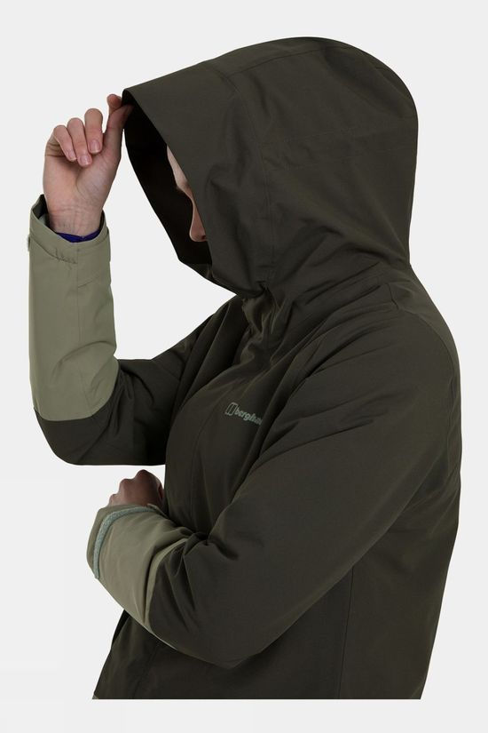 Berghaus Womens Norrah Insulated Jacket Deep Depths/Oil Green