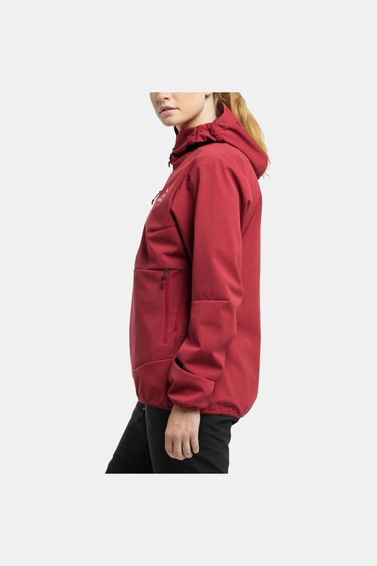 Haglofs Womens Multi Flex Hodded Jacket Brick red 