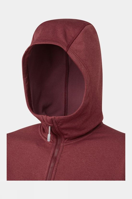 Rab Womens Geon Hoody Oxblood Red/Heather Marl