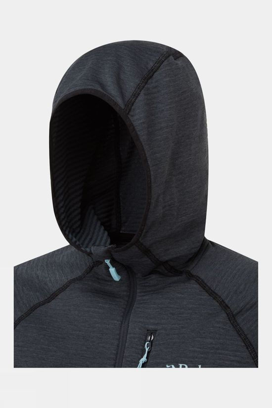 Rab Womens Filament Hoody Black/Steel