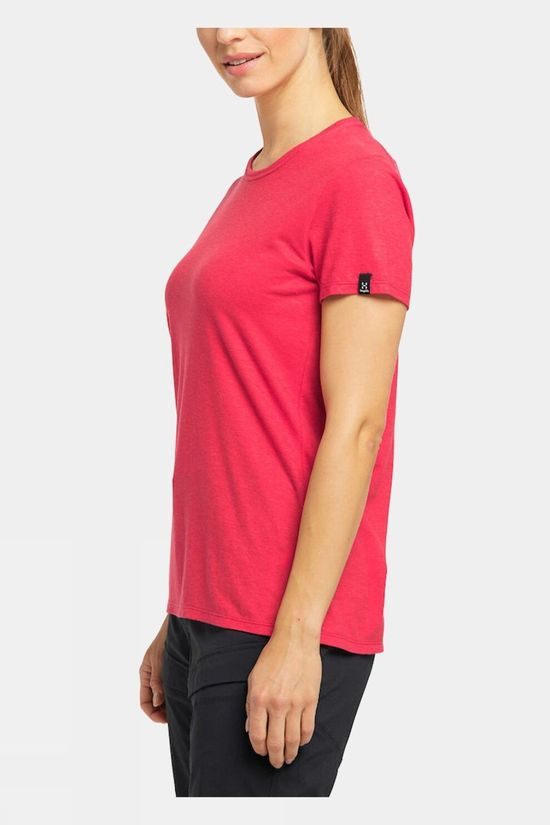 Haglofs Womens Träd Tee Scarlet Red
