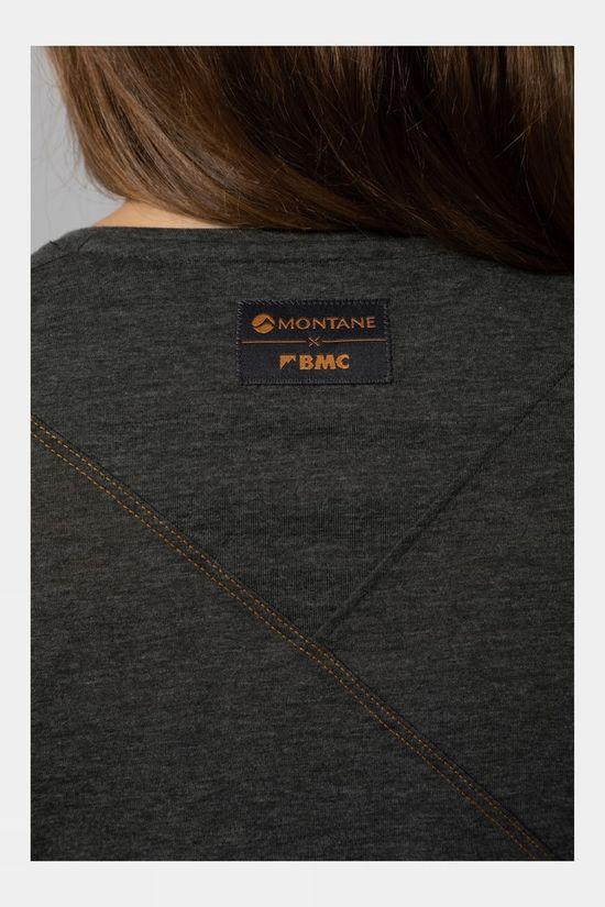Montane Womens Mono Long Sleeve T-Shirt Charcoal
