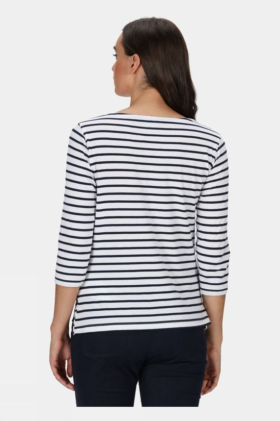 Regatta Women's Polina L/S Tee White stripe