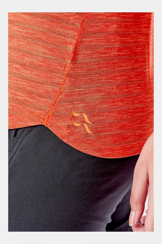 Rab Womens Wisp Vest Red Grapefruit Marl