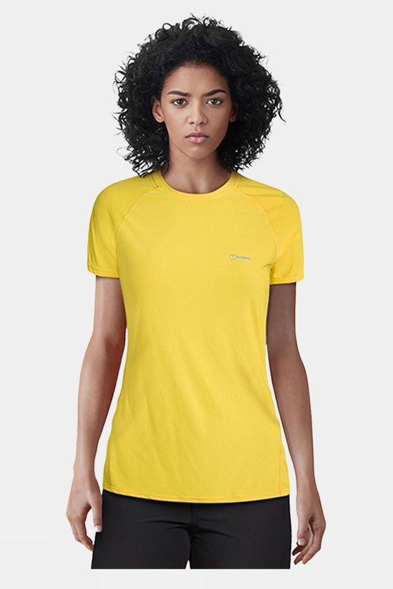 Berghaus Womens 24/7 Tech T-shirt Base Layer  Primrose Yellow