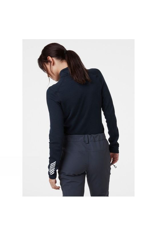 Helly Hansen Womens LIFA Merino Midweight 1/2 Zip Navy