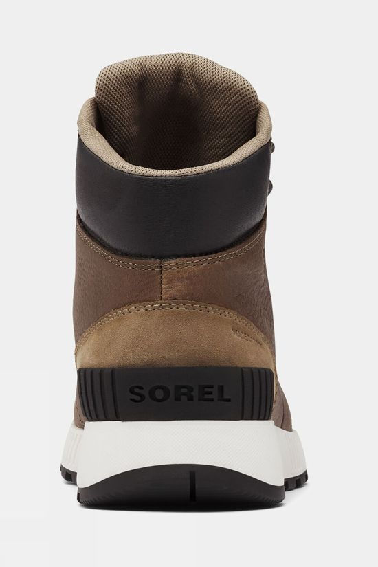 Sorel Mens Mac Hill Mid Leather Boot Khaki II
