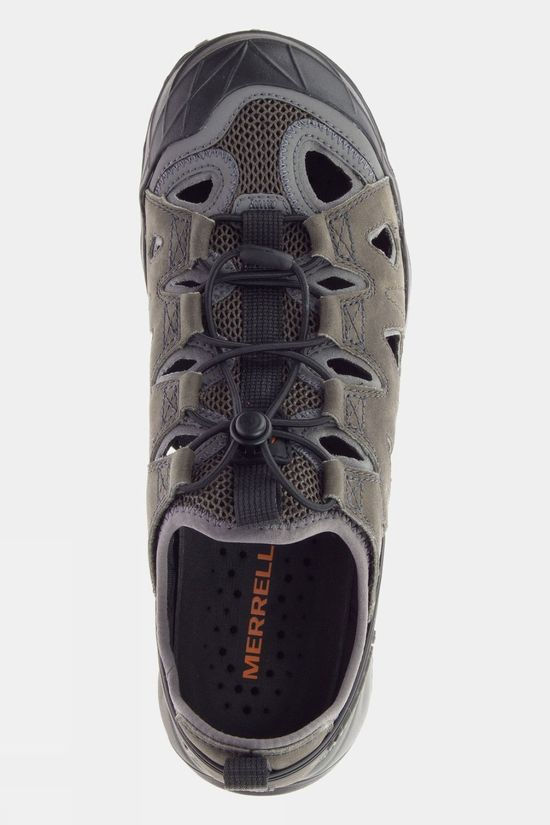 Merrell Mens Choprock Leather Sieve Sandal Merrell Grey