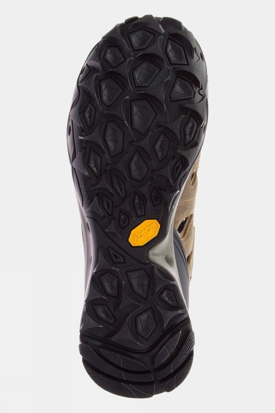 Merrell Mens Choprock Leather Sieve Cloudy/Gold