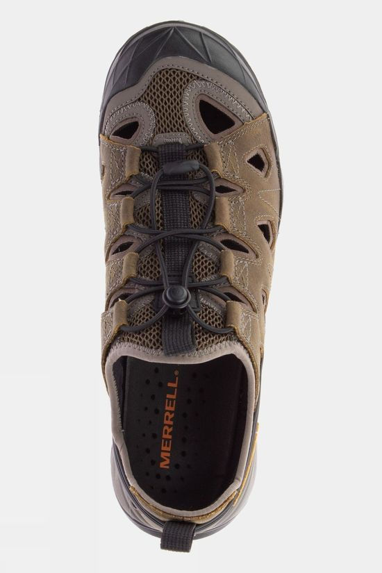 Merrell Mens Choprock Leather Sieve Cloudy/Gold