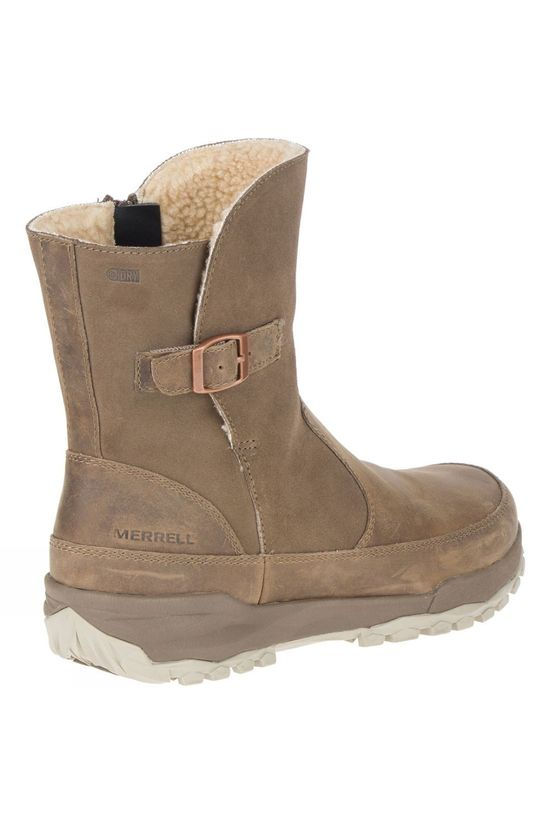 Merrell Womens Icepack Guide Buckle Polar Waterproof Stone Grey