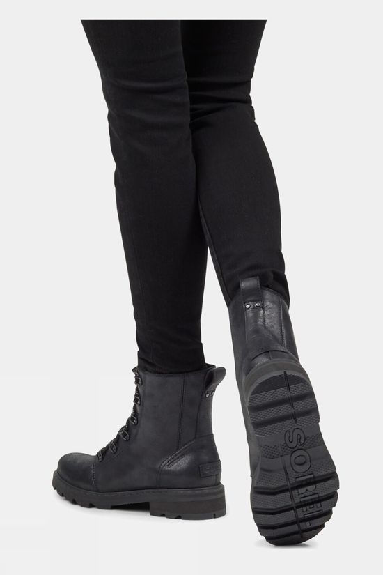 Sorel Womens Lennox Lace Boot Black