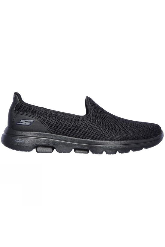 Skechers Womens GoWalk 5 Slip On Shoe Black/Black