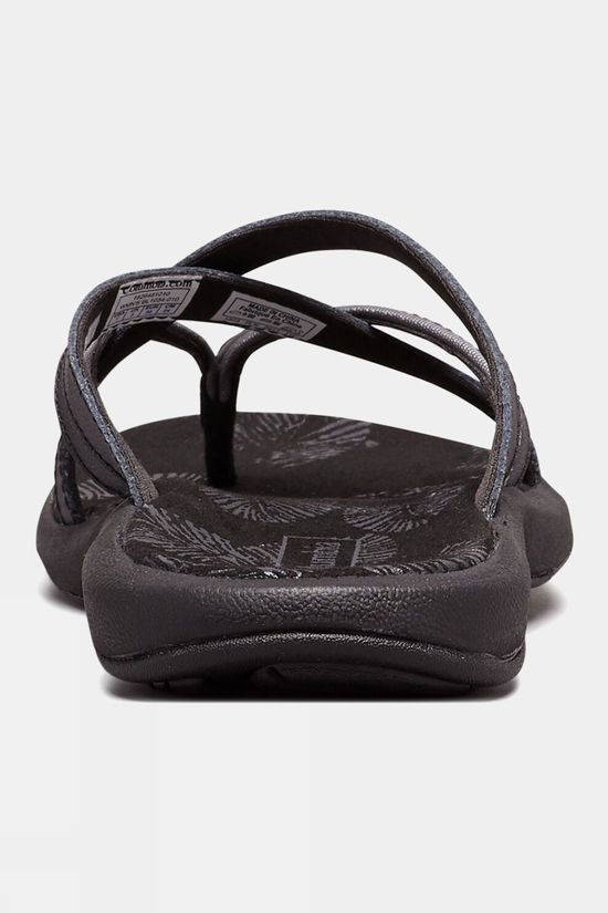 Columbia Womens Kambi II Flip-Flop Black, Ti Grey