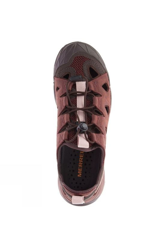 Merrell Womens Choprock Leather Sieve Sandal Raisin