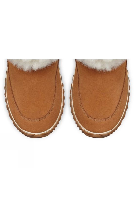 Sorel Womens Out n About Bootie Slipper Elk/Natural