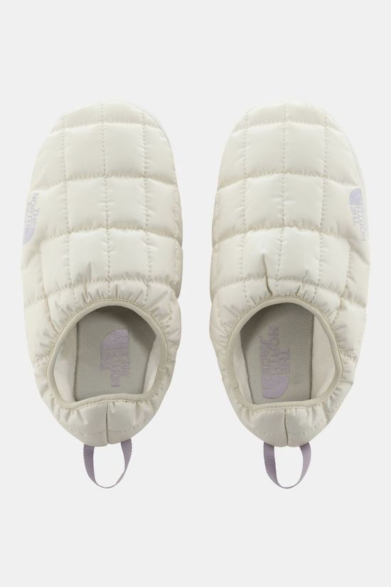 The North Face Womens ThermoBall Eco Tent Mule V Slipper Vintage White/Iris Lavender