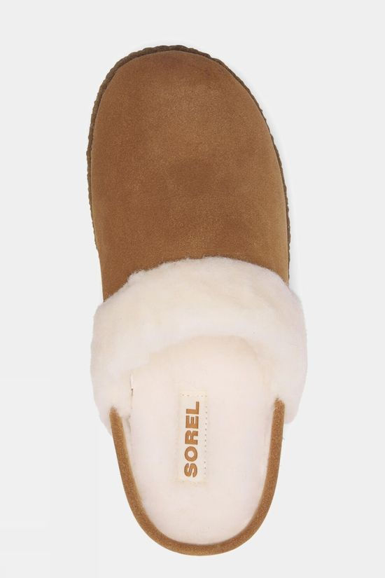 Sorel Womens Nakiska Slide II Camel Brown, Natural