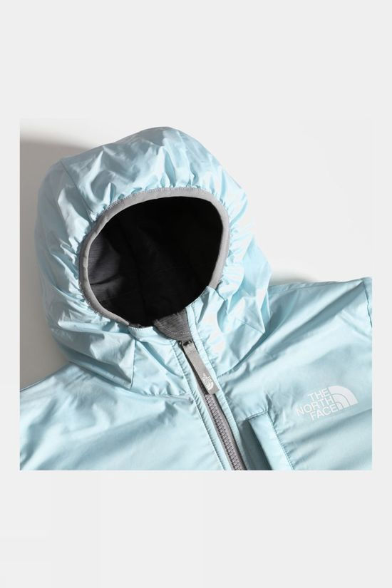 The North Face Girls Reversible Perrito Jacket TNF Medium Grey Heather